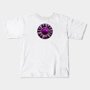 Spiral pink with pearls Kids T-Shirt